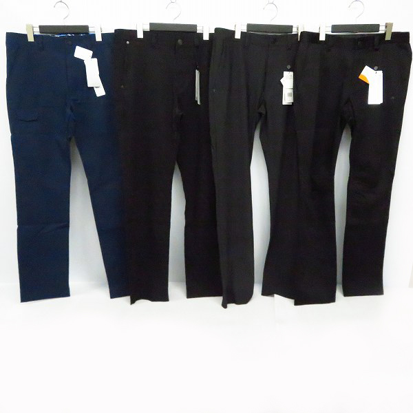 実際に弊社で買取させて頂いた【未使用】KAPPA/カッパ ゴルフウェア パンツ ネイビー/ブラック等 サイズO 4点セット 