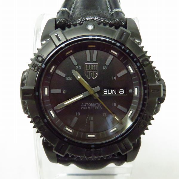 実際に弊社で買取させて頂いたLUMINOX/ルミノックス 6501 BLACKOUT/ブラックアウト 自動巻き