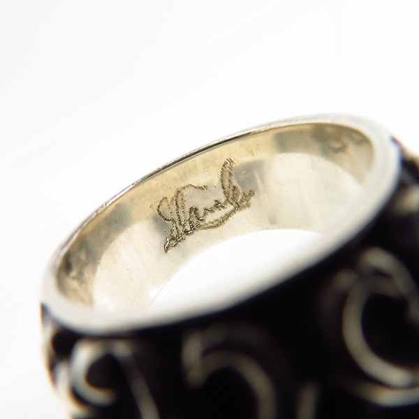 実際に弊社で買取させて頂いた【ギャラ付き】STANLEY GUESS/スタンリーゲス リムドフィリグリー リング/18号の画像 4枚目