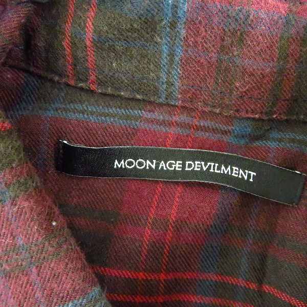 実際に弊社で買取させて頂いたMoonage Devilment/ムーンエイジデビルメント チャック ウエスタンシャツ 46の画像 2枚目