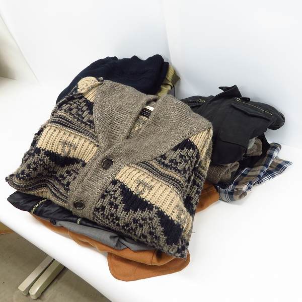 実際に弊社で買取させて頂いた【おまとめ/10点↑】Nハリウッド/エディフィス/ビームス 他  ポロシャツ/パーカー/ダッフルコート/ニット/パンツの画像 3枚目