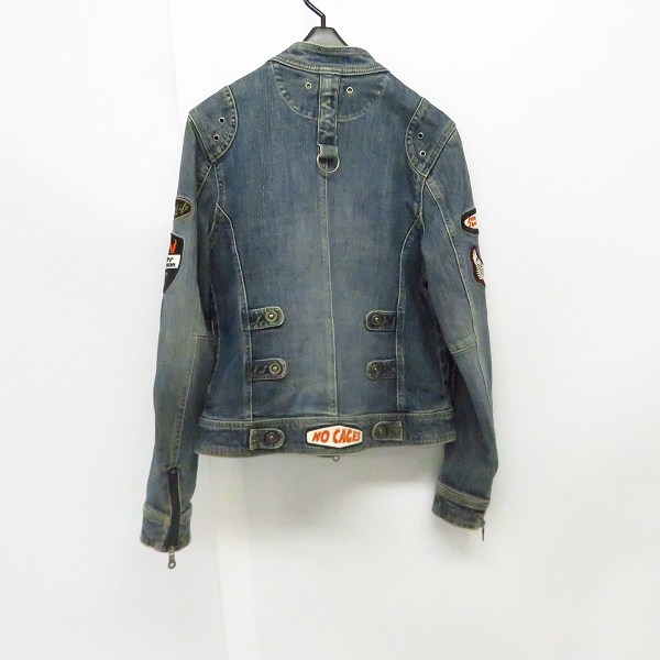 実際に弊社で買取させて頂いたHARLEY-DAVIDSON/ハーレーダビッドソン STRETCH DENIM JACKET 96031-06VW/Sの画像 1枚目