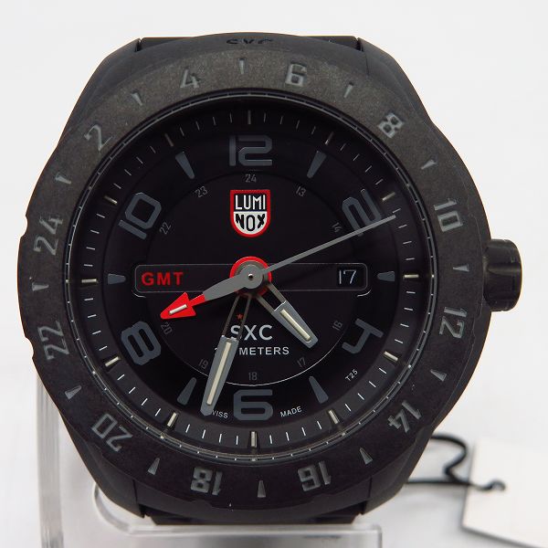 実際に弊社で買取させて頂いたLUMINOX/ルミノックス SXC PC CARBON GMT 5020 SERIES クォーツ/ウォッチ/腕時計 Ref. 5021 GN XS
