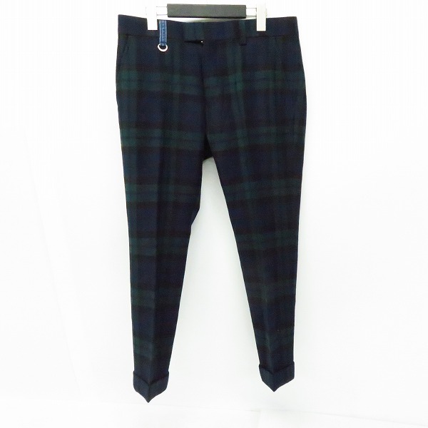 実際に弊社で買取させて頂いたUNIFORM EXPERIMENT/ユニフォーム エクスペリメント チェック柄 ストレート パンツ UE-134009/2