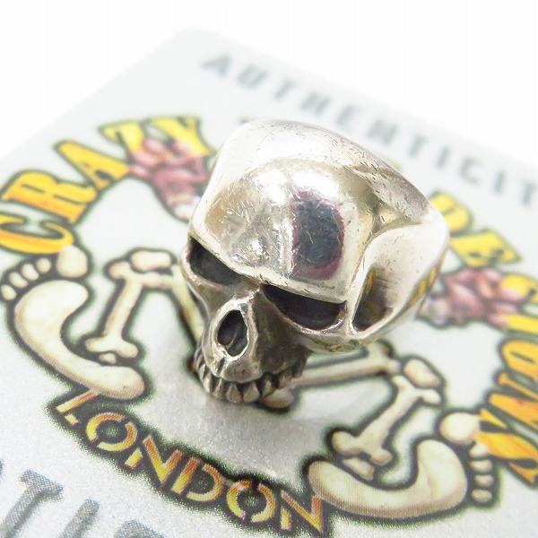 実際に弊社で買取させて頂いた【ギャラ付き】CRAZY PIG DESIGNS/クレイジーピッグ MINI EVIL ミニエビルスカルリング #740 7-7.5号