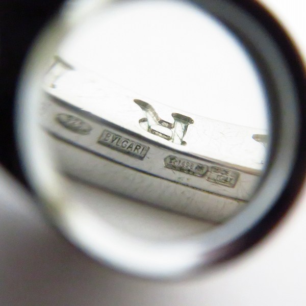 実際に弊社で買取させて頂いたBVLGARI/ブルガリ キーリング シルバーの画像 4枚目
