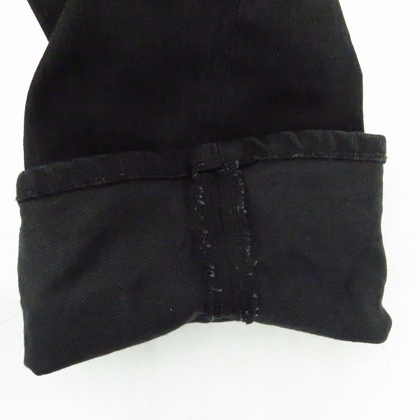 実際に弊社で買取させて頂いたBACKBONE/バックボーン BLACK DENIM SHOE CUT PANTS./デニムパンツ BB12S-DP30 34の画像 8枚目