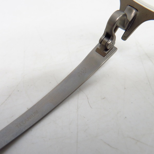 実際に弊社で買取させて頂いた999.9/フォーナインズ 眼鏡/メガネフレーム/アイウェア S-821T の画像 5枚目