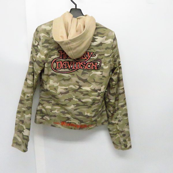 実際に弊社で買取させて頂いたHARLEY-DAVIDSON/ハーレーダビッドソン ライナー付 カモフラ ジャケット 97471-07VW XSの画像 1枚目