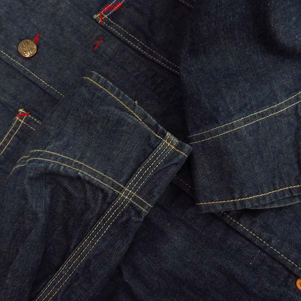 実際に弊社で買取させて頂いたBLUE BLUE/ブルーブルー  ARIGATO カバーオール/デニムジャケット/0の画像 7枚目
