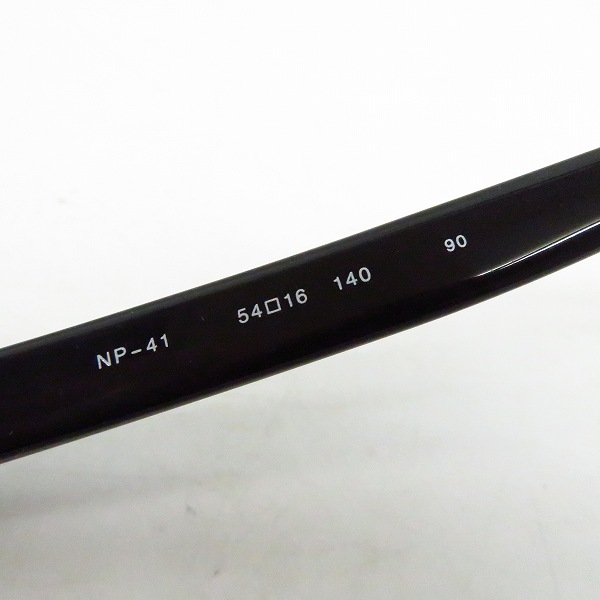 実際に弊社で買取させて頂いた999.9/フォーナインズ フルリム 度入り/メガネフレーム/眼鏡/アイウェア NP-41の画像 4枚目