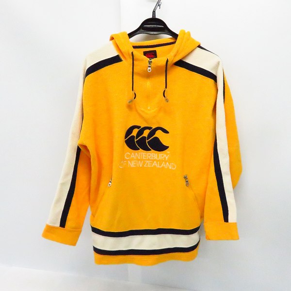 実際に弊社で買取させて頂いたCANTERBURY/カンタベリー 胸ロゴ ハーフジップ プルオーバー パーカー/L
