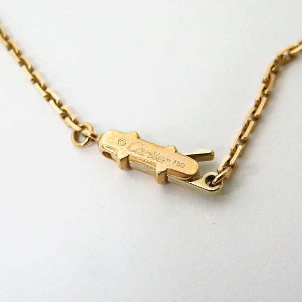 実際に弊社で買取させて頂いた【カスタム】Cartier/カルティエ リンクスレーブ チェーン アンクレットサイズ 750/K18PGの画像 1枚目