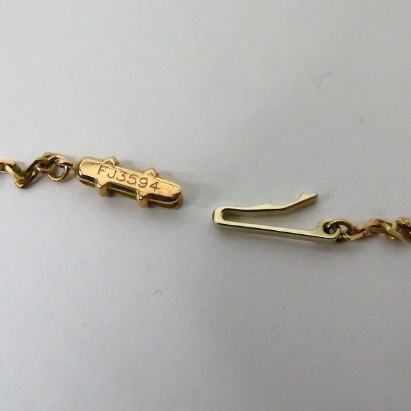 実際に弊社で買取させて頂いた【カスタム】Cartier/カルティエ リンクスレーブ チェーン アンクレットサイズ 750/K18PGの画像 3枚目