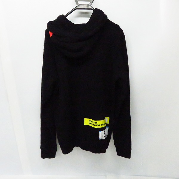 実際に弊社で買取させて頂いたuniform experiment/ユニフォームエクスペリメント 20SS BAGGAGE TAG HOODIE フーディ パーカー UE-200022 3の画像 1枚目