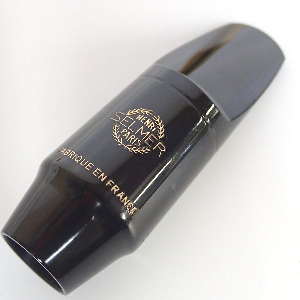 実際に弊社で買取させて頂いた【美品】Henri Selmer/セルマー  S80 C☆ ソプラノサックス用マウスピース リガチャー・キャップ付の画像 1枚目