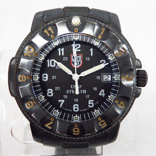 実際に弊社で買取させて頂いたLUMINOX/ルミノックス F-117 NIGHT HAWK/ナイトホーク 腕時計 3400-200【動作未確認】