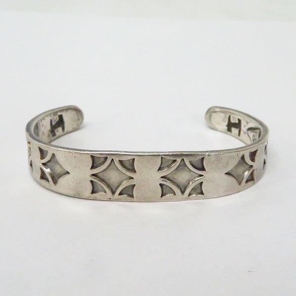 実際に弊社で買取させて頂いたHOLLYWOOD RANCH MARKET/ハリウッドランチマーケット HRM/ハリラン ダイヤ柄 ブレスレット/バングルの画像 1枚目