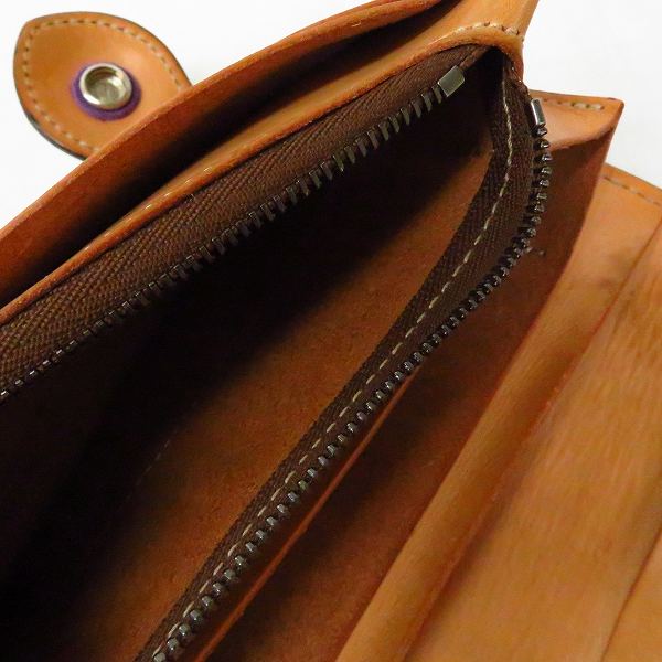 実際に弊社で買取させて頂いたFUNNY/ファニー エレファント/象革 長財布/ループキーホルダー 2点セットの画像 5枚目