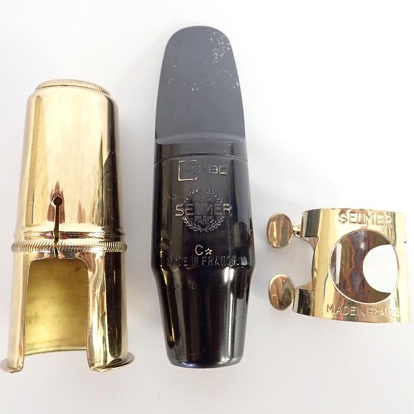 実際に弊社で買取させて頂いたSELMER/セルマー S80 C☆ アルトサックス マウスピース リガチャー付き