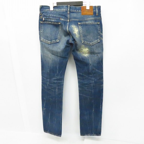 実際に弊社で買取させて頂いたUNIFORM EXPERIMENT/ユニフォーム エクスペリメント 加工 デニムパンツ UE-120060/1の画像 1枚目