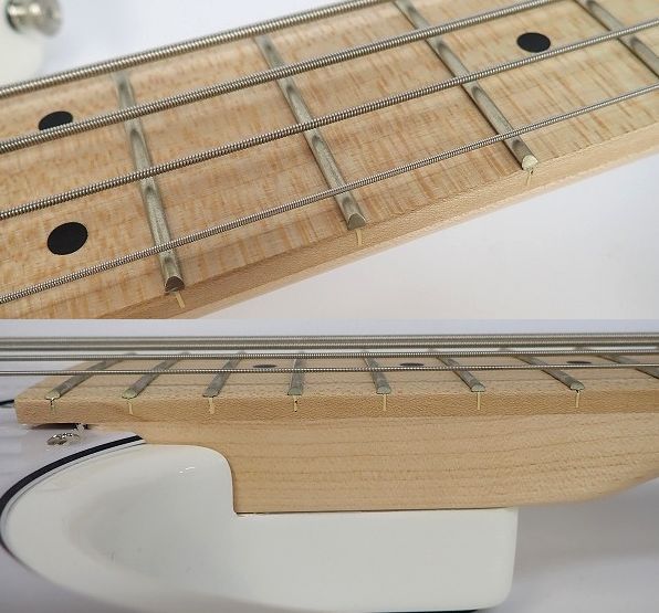 実際に弊社で買取させて頂いた★【美品】Bacchus/バッカス Universe WJB-330M SW ジャズベースType ソフトケース付の画像 4枚目