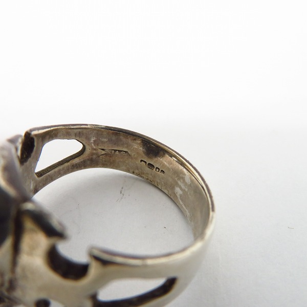 実際に弊社で買取させて頂いたCRAZY PIG/クレイジーピッグ カッタウェイ スカルリング 21号の画像 6枚目