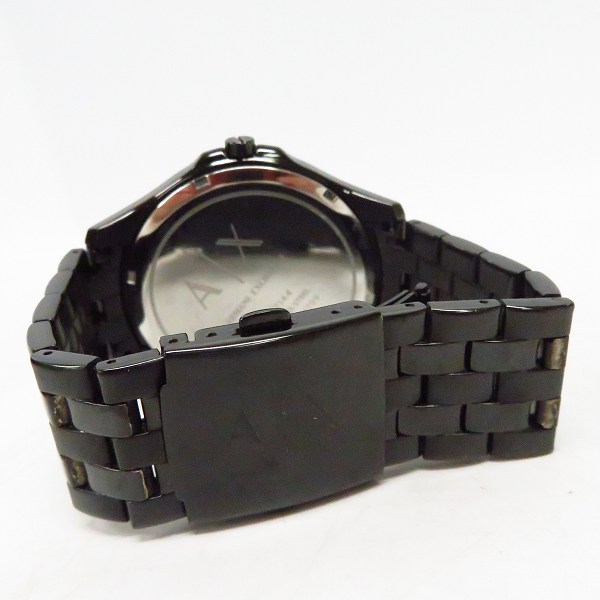 実際に弊社で買取させて頂いたARMANI EXCHANGE/アルマーニエクスチェンジ クォーツ ブラック/ゴールド AX2144の画像 2枚目