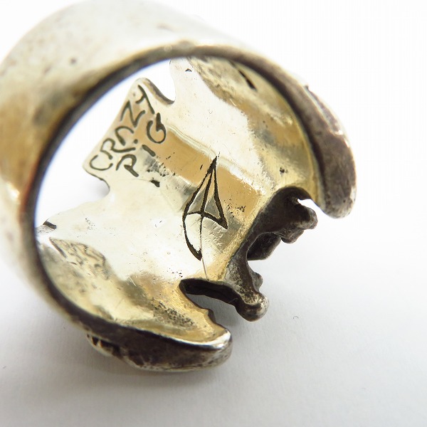 実際に弊社で買取させて頂いたCRAZY PIG/クレイジーピッグ チーキーゴメス マスコットリング 21号の画像 5枚目