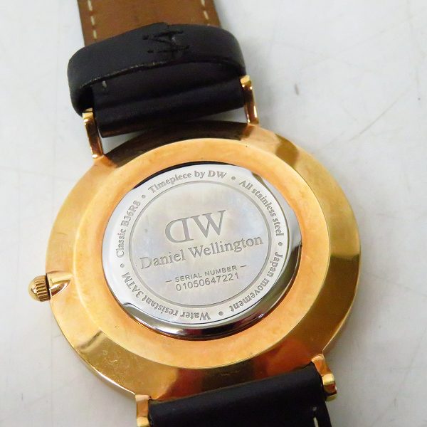 実際に弊社で買取させて頂いたDaniel Wellington/ダニエルウェリントン レザーベルト クォーツ/ウォッチ/腕時計の画像 3枚目