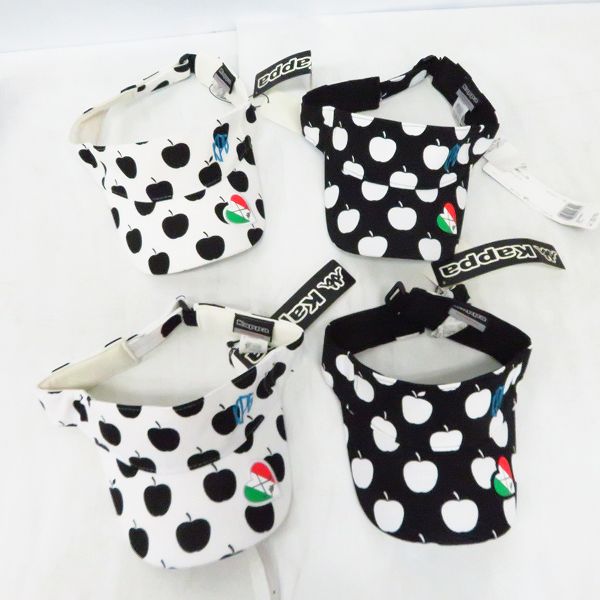 実際に弊社で買取させて頂いた【未使用/おまとめ20点↑】VIVA HEART/ビバハート Kappa/カッパ 他 ロゴ刺繍/花柄等 サンバイザー の画像 3枚目