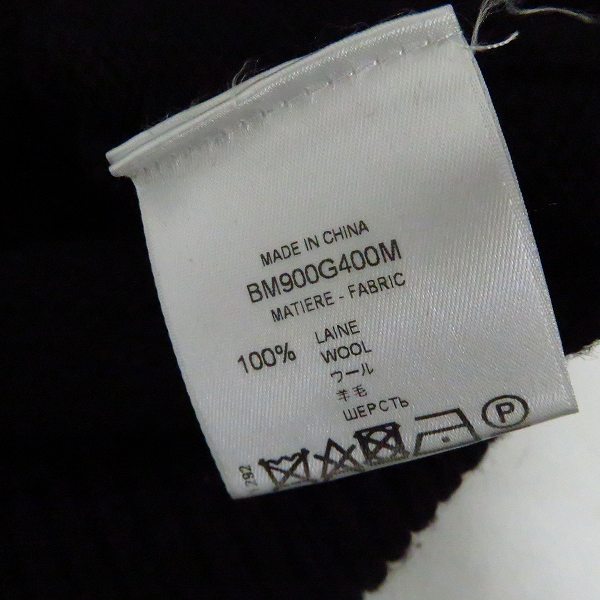 実際に弊社で買取させて頂いた【JPタグ】GIVENCHY/ジバンシィ 18AW ロゴデザインウールニット BM900G400M/Lの画像 3枚目