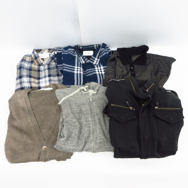 実際に弊社で買取させて頂いた【おまとめ/10点↑】Nハリウッド/エディフィス/ビームス 他  ポロシャツ/パーカー/ダッフルコート/ニット/パンツの画像 2枚目