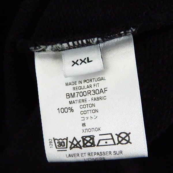 実際に弊社で買取させて頂いたGIVENCHY/ジバンシー 19SS ロゴ プルオーバー パーカー/フーディー BM700R30AF/XXLの画像 3枚目