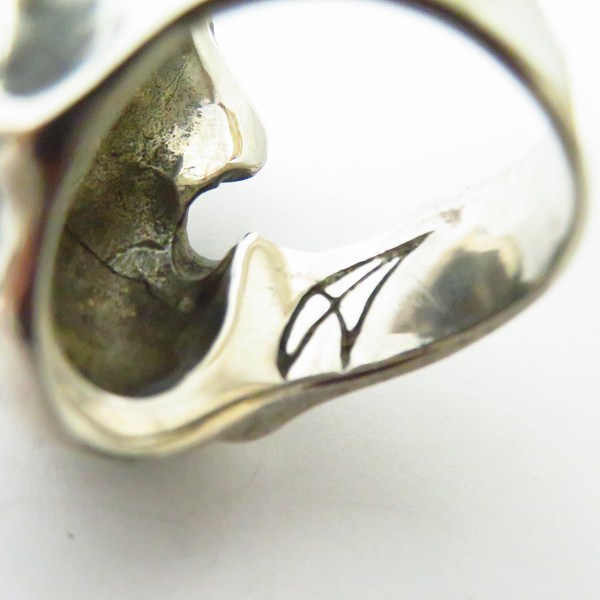 実際に弊社で買取させて頂いた【ギャラ付き】CRAZY PIG DESIGNS/クレイジーピッグ CARCASS カーカスリング #691 17.5号の画像 6枚目