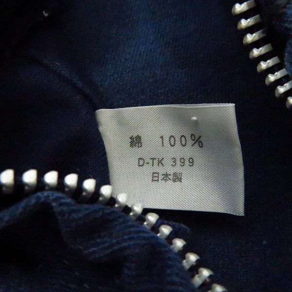 実際に弊社で買取させて頂いたBLUE BLUE/ブルーブルー ハーフジップ 長袖 トップス サイドジップ/2の画像 3枚目