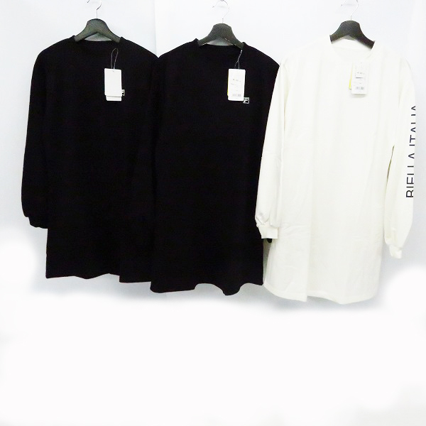 実際に弊社で買取させて頂いた【未使用含む】FILA/フィラ ブランドロゴ刺繍 スウェット L/LL  6点セットの画像 2枚目