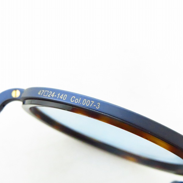 実際に弊社で買取させて頂いたOG×OLIVER GOLDSMITH/オージーバイオリバーゴールドスミス サングラス/アイウェア Light-2の画像 5枚目