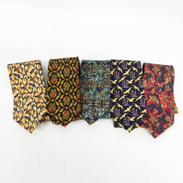 実際に弊社で買取させて頂いたChristian Dior/クリスチャンディオール YSL/イブ・サンローラン ネクタイ 5点セット