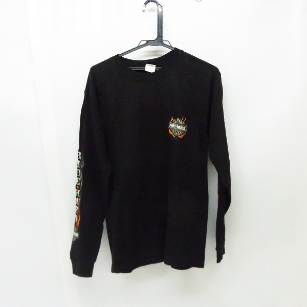 実際に弊社で買取させて頂いたHARLEY-DAVIDSON/ハーレーダビッドソン SAN FRANCISCO/サンフランシスコ ロングスリーブ ファイヤープリント M