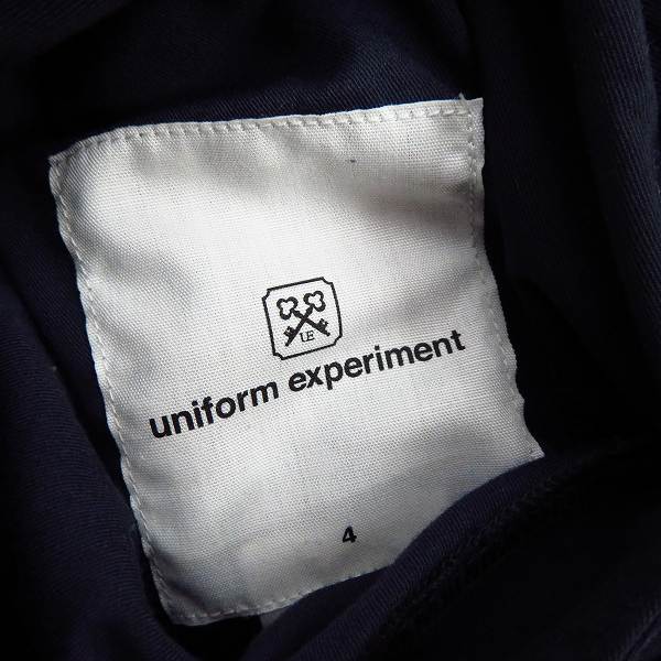 実際に弊社で買取させて頂いたuniform experiment/ユニフォームエクスペリメント ストライプ レイヤード ハーフパンツ UE-180026/4の画像 2枚目