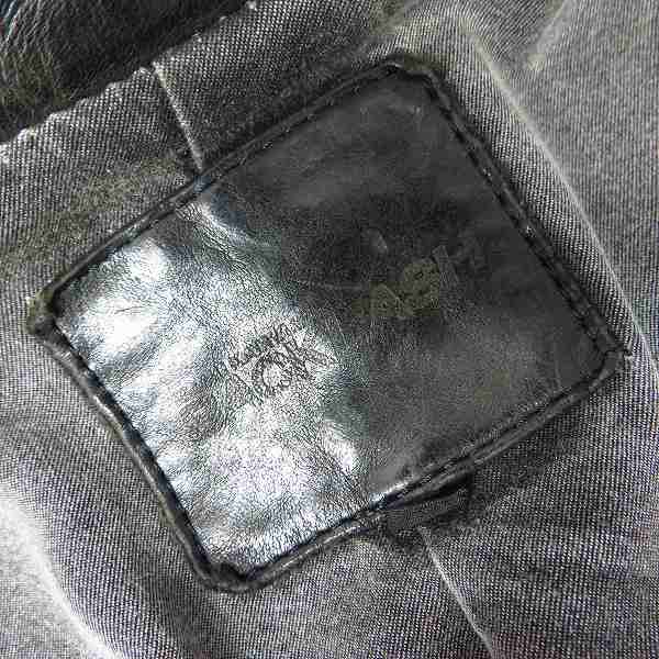 実際に弊社で買取させて頂いたBACKLASH EL DIABLO/バックラッシュ イタリアンダブルショルダー 製品染め ２Ｂジャケット 1254-07/sの画像 3枚目