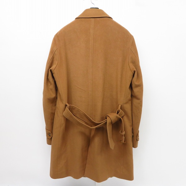 実際に弊社で買取させて頂いたEDIFICE/エディフィス ウール 比翼ステンカラーコート/46の画像 1枚目