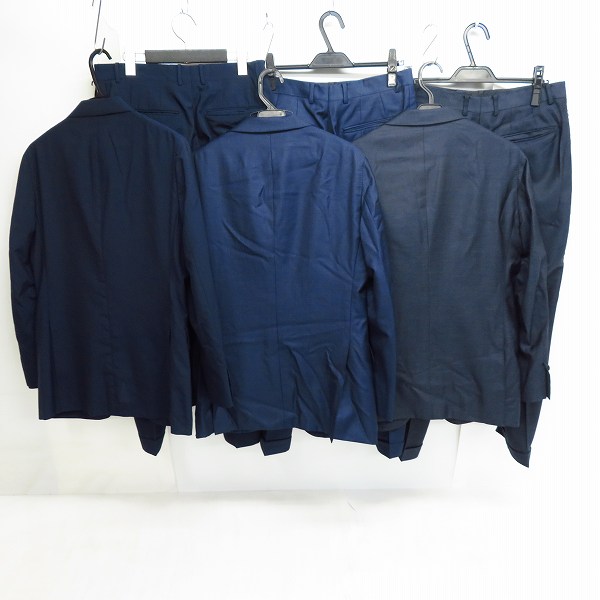 実際に弊社で買取させて頂いたEDIFICE/エディフィス  テーラードスーツ/セットアップ 3点セット/46/48の画像 1枚目