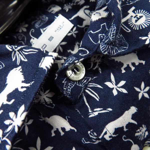 実際に弊社で買取させて頂いたETRO/エトロ アニマル柄 半袖シャツ/Ｓの画像 4枚目