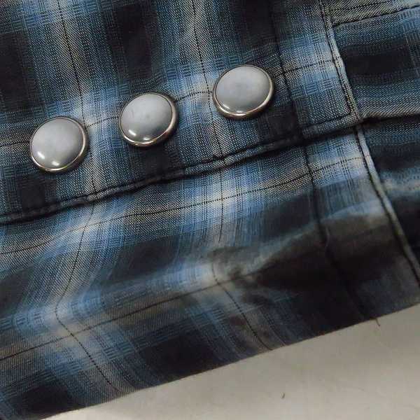 実際に弊社で買取させて頂いたCELT&COBRA/ケルトアンドコブラ ロングスリーブウエスタンシャツ 長袖 チェック柄/Sの画像 7枚目