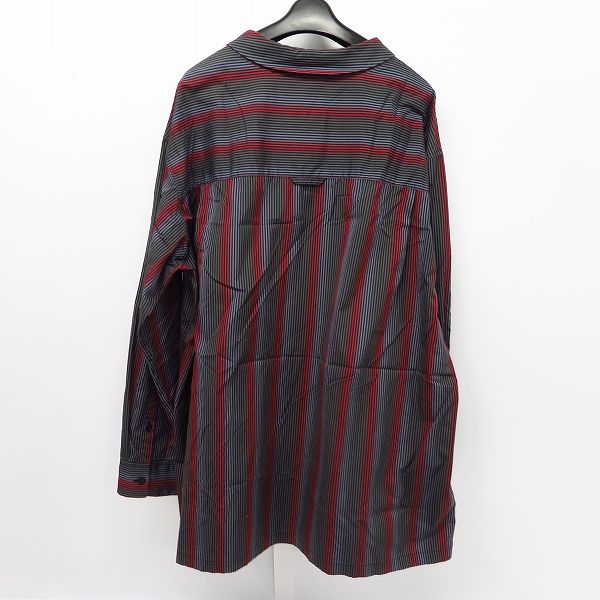 実際に弊社で買取させて頂いたLAD MUSICIAN/ラッドミュージシャン BIG SHIRTストライプ柄オーバーサイズ長袖シャツ 2118-117/46の画像 1枚目