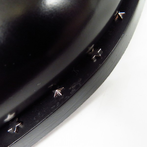 実際に弊社で買取させて頂いたJIMMY CHOO/ジミーチュウ FALCON スタースタッズ レザーシューズ/40.5の画像 7枚目