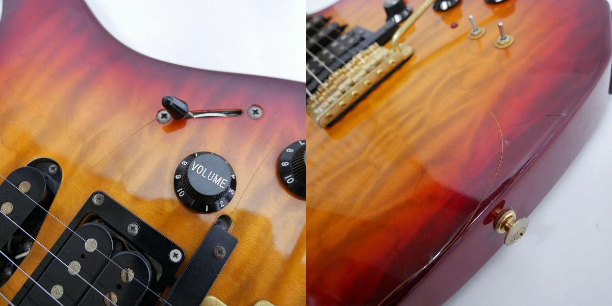 実際に弊社で買取させて頂いた★【難あり】Greco/グレコ Spirits of The Live SSH エレキギター ギグケース付きの画像 7枚目