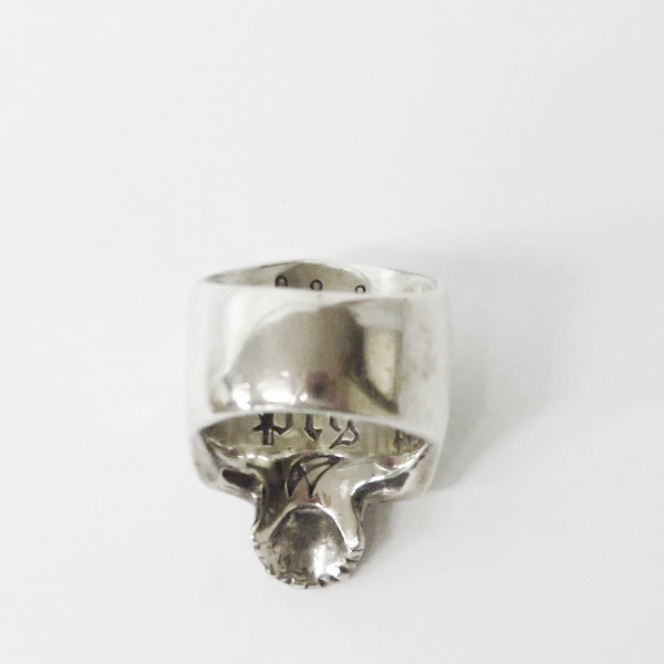 実際に弊社で買取させて頂いたCRAZY PIG/クレイジーピッグ 25th Anniversary/25周年記念 500個限定 EVIL SKULL/エビル スカル リング/21号の画像 3枚目